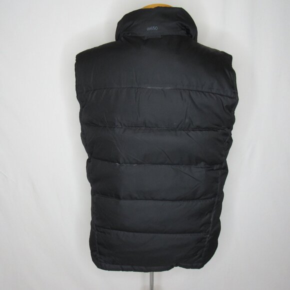 Eddie Bauer Black Goose Down Puffer Vest Men's M Medium - Picture 3 of 8